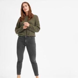 NWOT‎ Everlane The Mid Rise Skinny Jeans in Washed Black